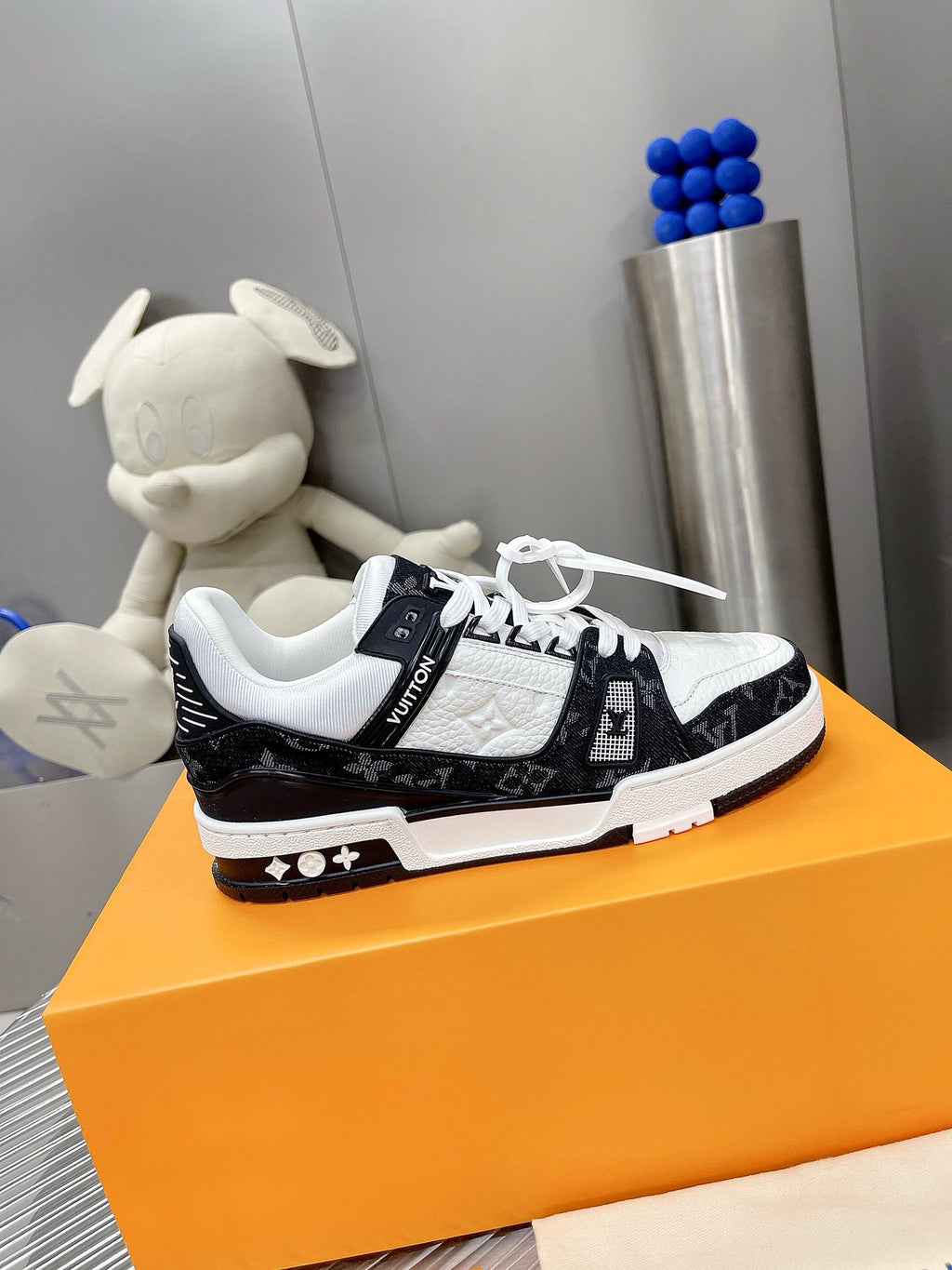 Monogram Black Denim Sneaker