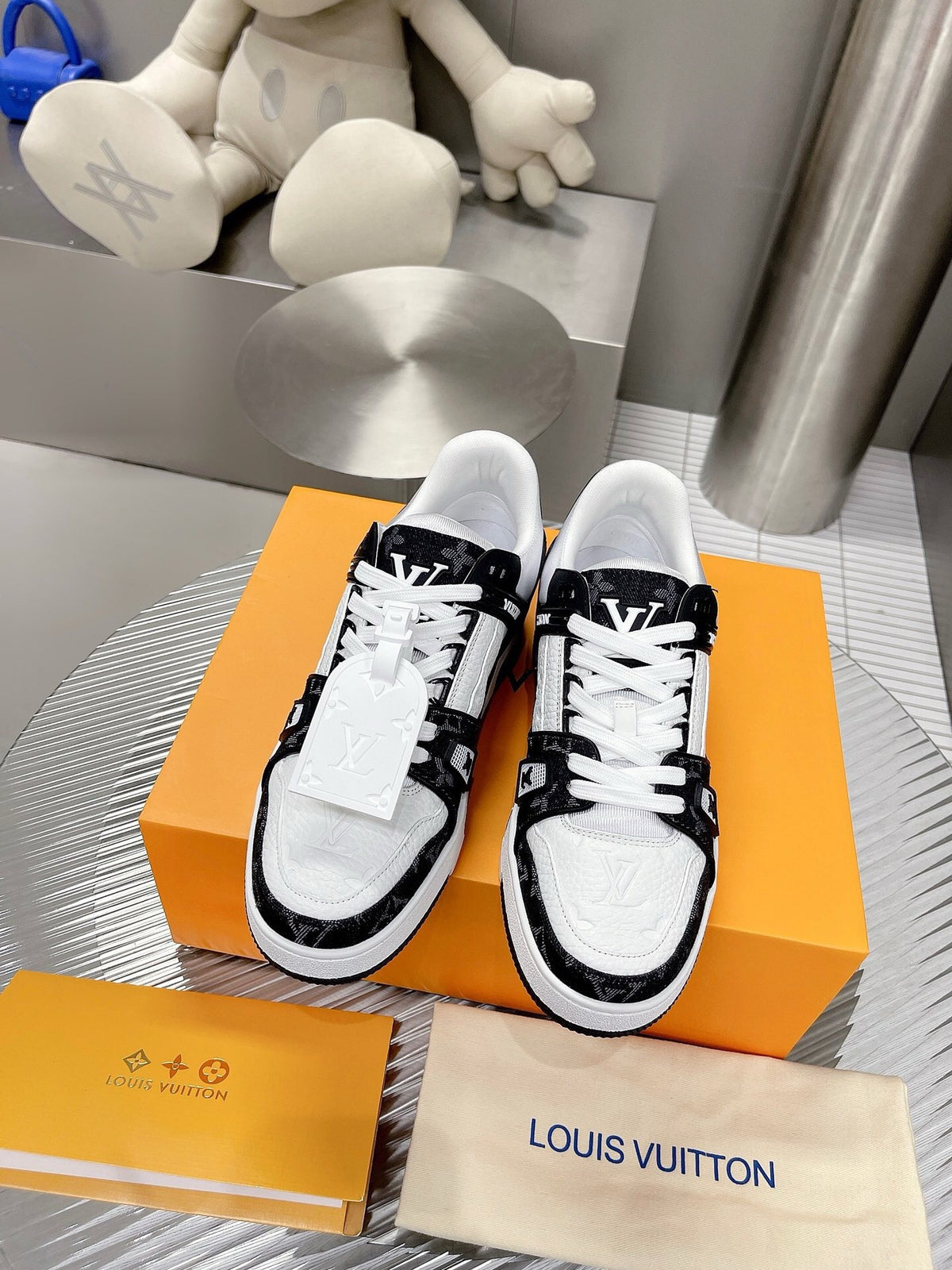 Monogram Black Denim Sneaker