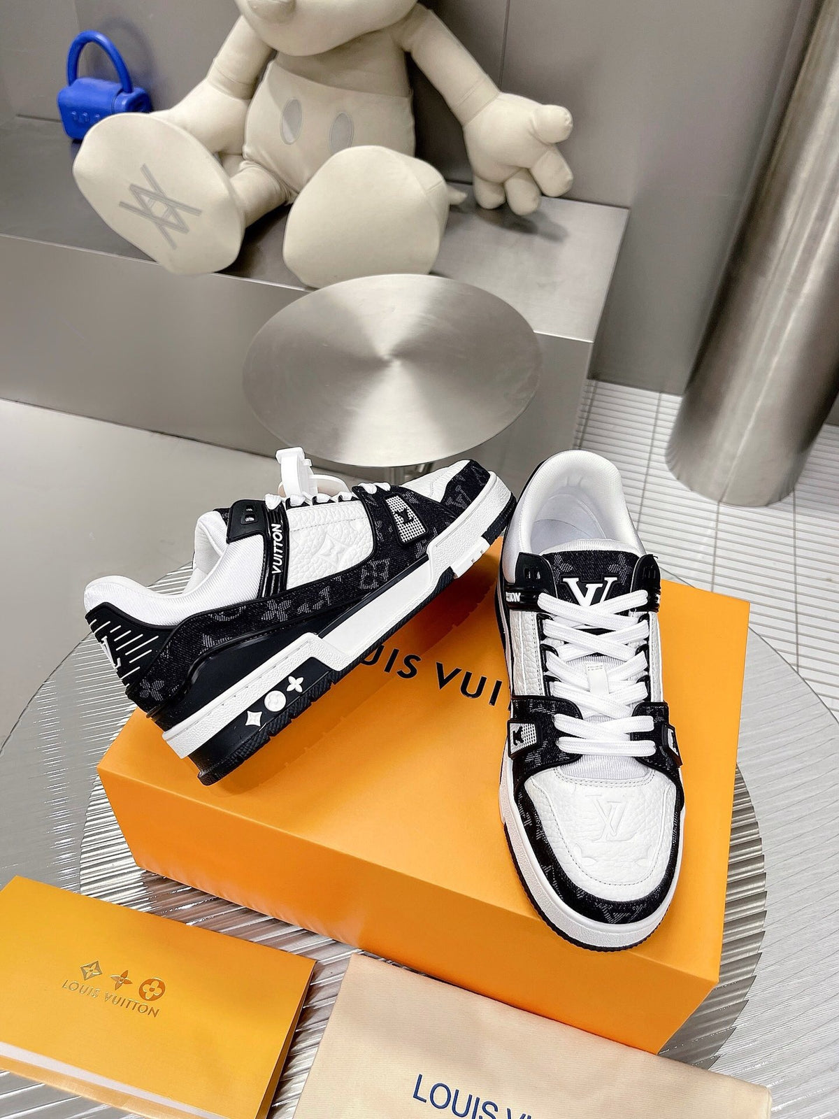 Monogram Black Denim Sneaker