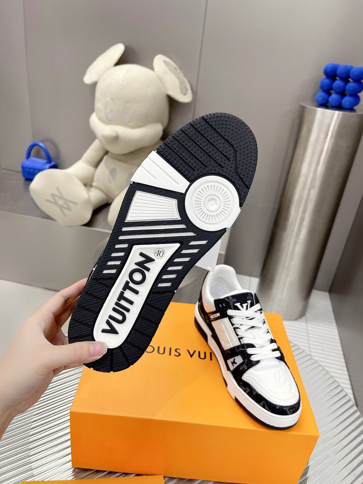 Monogram Black Denim Sneaker